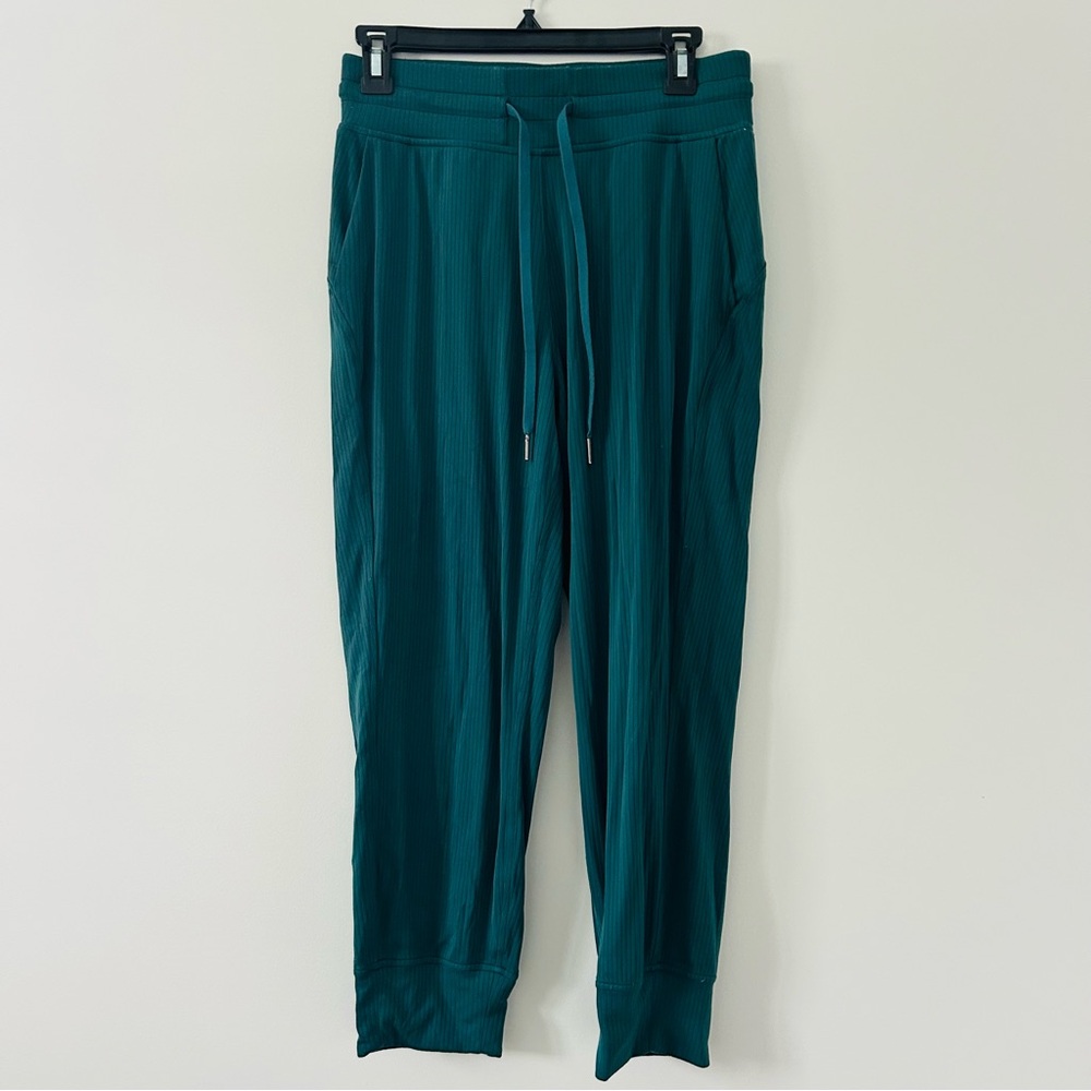 Lululemon Ready To Rulu Ribbed Joggers High Rise 24in Casual Green Jasper 6